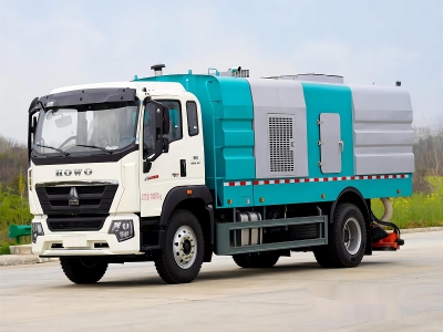 HOWO 4×2 EURO4 Дорожный мусоросборник / моющий грузовик