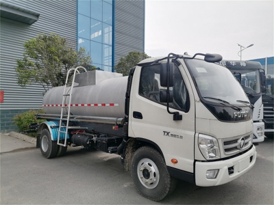Foton 5000liter SS304 Mobile Tanker Drink Portable Water Transport Truck 